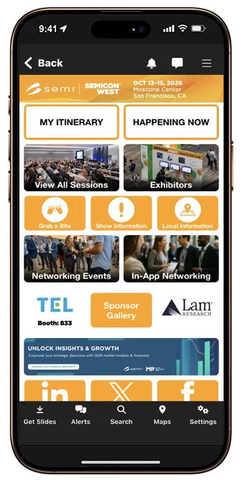 SEMICON West 2026 Mobile App Preview